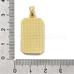 Brass Enamel Pendants&nbsp;KK-C134-34A-G
