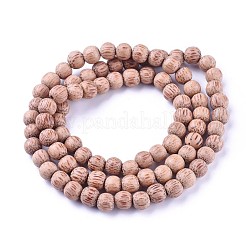 ココナッツビーズ連売り  ラウンド  ペルー  ビーズ：直径10-11mm  穴：1mm  約78個/連&nbsp;CP024Y