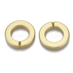 Opaque Spray Painted Acrylic Linking Rings&nbsp;X-OACR-S021-73A-B01