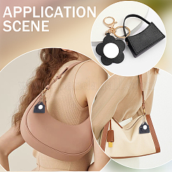 1Pc Portable Imitation Leather Bag Keychain&nbsp;AJEW-CL0001-64C