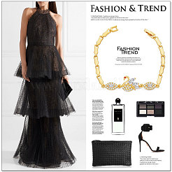 Brass Real Gold Plated Link Bracelets&nbsp;JB453A