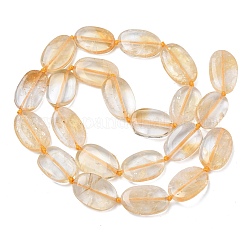 Heated Natural Citrine Beads Strands&nbsp;G-L650-E01-01