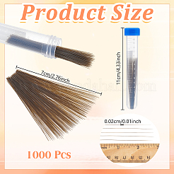1000Pcs Plastic Simulated Animal Whiskers for Crafts Needle Felting&nbsp;DIY-NB0014-33