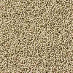 TOHOラウンドシードビーズ  日本製シードビーズ  （369fm）ベージュの裏地付きクリスタルマット  15/0  1.5mm  穴：0.7mm  約3000個/10g&nbsp;X-SEED-TR15-0369FM