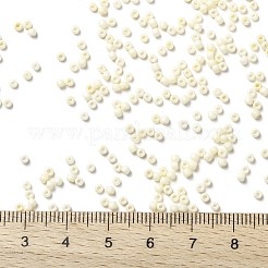トーホーラウンドビーズ  日本製シードビーズ  （不透明なパステルフロストエッグシェル762)個  11/0  2.2mm  穴：0.8mm  約1103個/10g&nbsp;X-SEED-TR11-0762