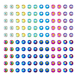 48G 12 Colors Glass Hotfix Rhinestone&nbsp;DIY-TA0004-53