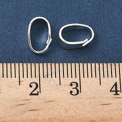 Brass Snap on Bails&nbsp;KK-C099-13A-S