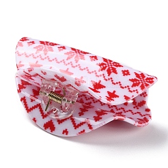 Christmas Theme PVC Claw Hair Clips&nbsp;PHAR-C001-01A