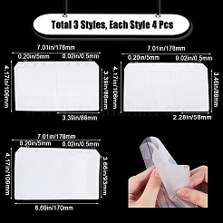 12Pcs 3 Style A6 Size Binder Pockets&nbsp;ABAG-GF0001-23
