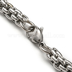 Non-Tarnish 201 Stainless Steel Rope Chain Bracelets&nbsp;STAS-Z056-12P