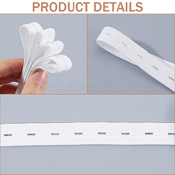 20Pcs Resin Buttons with 30M Polypropylene & Polycotton Flat Elastic Cord&nbsp;DIY-GF0009-64B