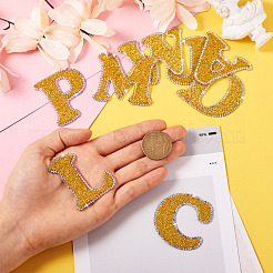26 Letters Cloth Iron/Sew on Patches&nbsp;PJ-TAC0004-04C