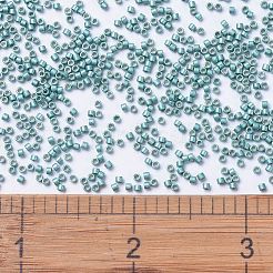 MIYUKIデリカビーズ  シリンダー  日本製シードビーズ  11/0  （db1183)亜鉛メッキセミフロストダークアクア  1.3x1.6mm  穴：0.8mm  約10000個/袋  50 G /袋&nbsp;SEED-X0054-DB1183