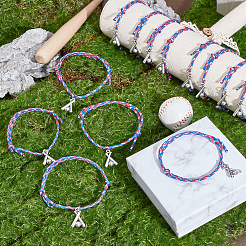 24Pcs Alloy Charm Bracelets&nbsp;BJEW-DR00015