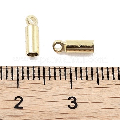Rack Plating Brass Cord Ends&nbsp;KK-P274-01A-LG