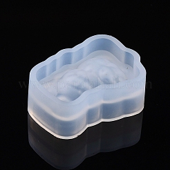 中国の干支ペンダントシリコンモールド  レジン型  UVレジン用  エポキシ樹脂ジュエリー作り  虎  29x21x10mm  インナーサイズ：26x18mm&nbsp;LS-DIY-I025-04C