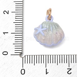 Alloy Enamel Pendants&nbsp;AL-CBA7219-02B
