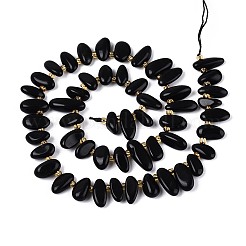 Natural Obsidian Beads Strands&nbsp;G-Z091-A40