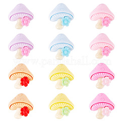 30Pcs Opaque Resin Cabochons&nbsp;CRES-TA0001-46