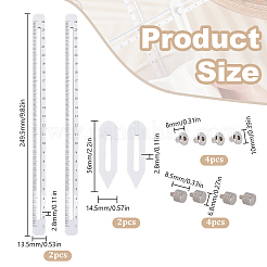 1 Set Plastic Ruler&nbsp;AJEW-FG0004-75