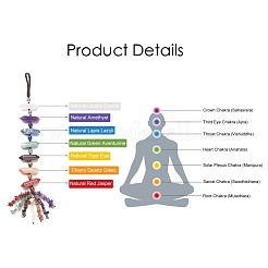 Chakra Hanging Ornament&nbsp;HJEW-K032-02