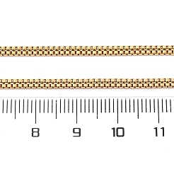 2.5MM 304 Stainless Steel Double Box Chain Necklaces&nbsp;NJEW-Q013-05G