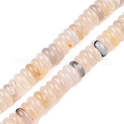 Natural White Agate Beads Strands&nbsp;G-T138-60