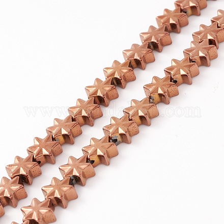 Electroplate Synthetic Non-magnetic Hematite Beads G-I317-03G-1