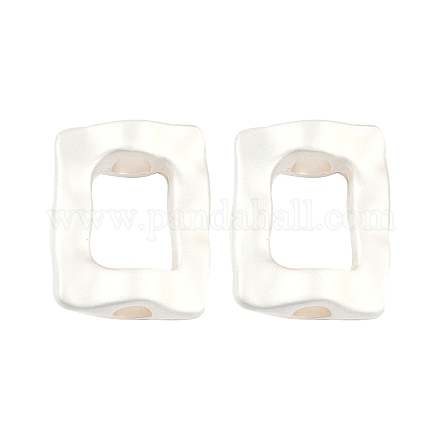 合金ビーズ  長方形  マットシルバーカラー  12.5x10x4mm  穴：2.5mm  7x5mm内径&nbsp;FIND-B038-21B-MS-1