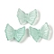 Spray Painted Glass Beads, Butterfly, Pale Turquoise, 20x24.5x6mm, Hole: 1.2mm
