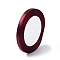 Single Face Satin Ribbon, Polyester Ribbon, Dark Red, 1/4 inch(6mm), about 25yards/roll(22.86m/roll), 10rolls/group, 250yards/group(228.6m/group)