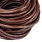 Leather Beading Cord, Cowhide Leather, DIY Necklace Making Material, Saddle Brown, 3mm, about 109.36 yards(100m)/bundle