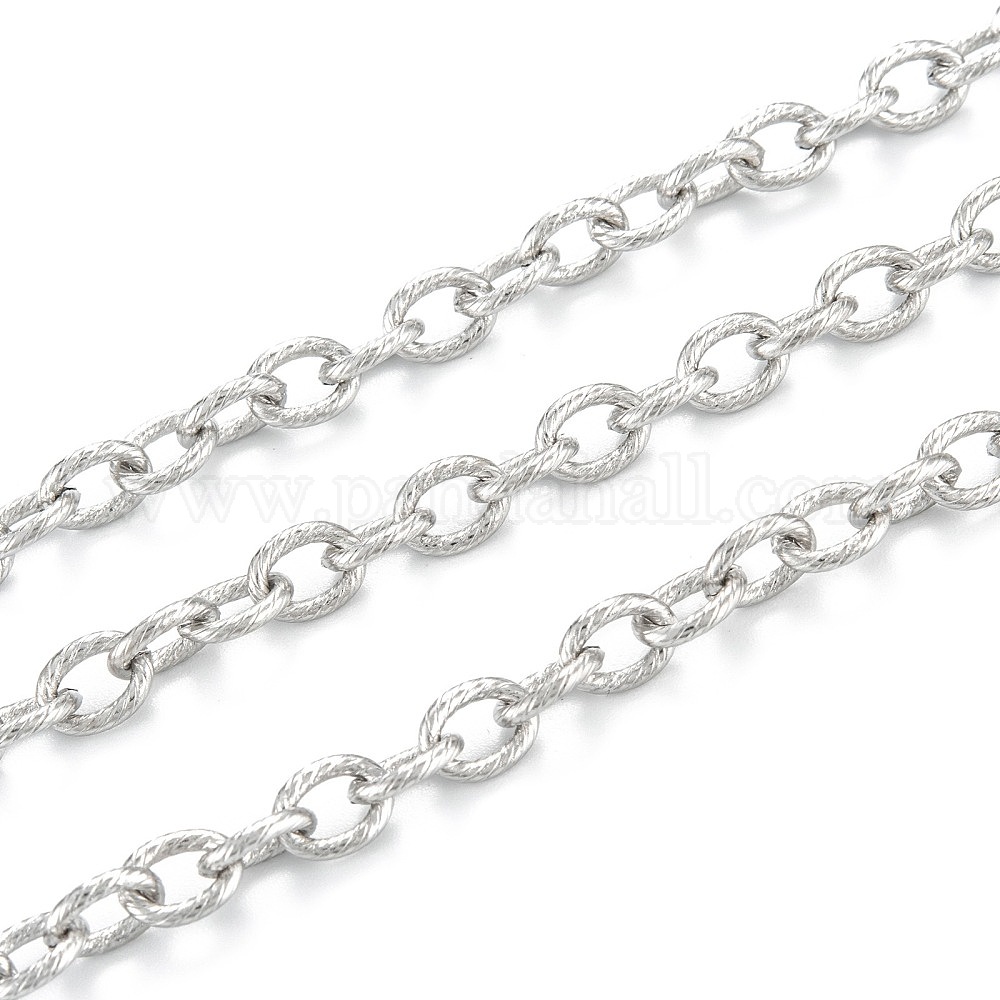 Ss Cable Chain Wholesale Tarnish Resistant 304 Stainless Steel Textured Cable Chains ...