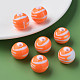 Opaque Striped Acrylic Beads&nbsp;MACR-S373-27B-04-6