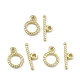Rack Plating Alloy Toggle Clasps&nbsp;PALLOY-I216-24LG-3