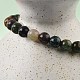 Natural Indian Agate Bead Stretch Bracelets&nbsp;BJEW-K212-A-010-4