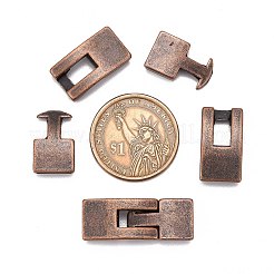 Tibetan Style Snap Lock Clasps&nbsp;LS-RLF11313Y-NF
