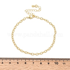 Brass Link Chain Bracelet for Women&nbsp;BJEW-A065-07G