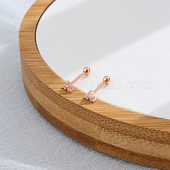 925 Sterling Silver Stud Earring&nbsp;EJEW-BB72109-RG-C3