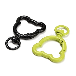 Spray Painted Alloy Swivel Snap Hook Clasps&nbsp;AL-CBA5501-02