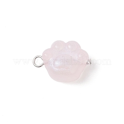 Luminous Acrylic with ABS Plastic Imitation Pearl Pendants&nbsp;PALLOY-JF04499
