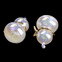 Acrylic Imitation Shell Beads&nbsp;OACR-P023-01G
