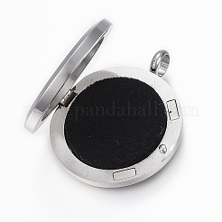 316 Surgical Stainless Steel Diffuser Locket Pendants&nbsp;STAS-H404-30E