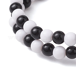 Round Acrylic Beaded Wrap Bracelets&nbsp;BJEW-JB10835