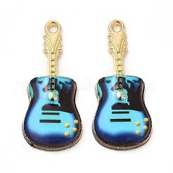 Rack Plating Golden Tone Alloy Pendants&nbsp;ENAM-M051-14G