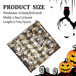 Halloween Themed Polyester Gauze Mesh Fabric&nbsp;DIY-WH0308-304