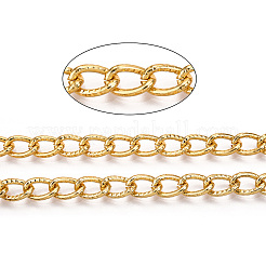 Aluminium Textured Curb Chains&nbsp;CHA-T001-44G