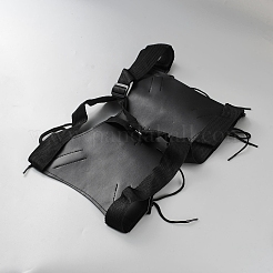 PUレザー剣ホルスター剣バックシース中世ルネッサンスコスプレ小道具  ブラック  360x250x7.5mm&nbsp;AJEW-WH20006-73B