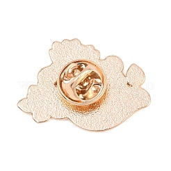 Panda with Lotus Enamel Pins&nbsp;JEWB-L028-02G-05