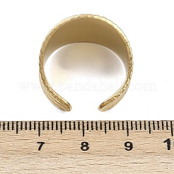 304 Stainless Steel Cuff Rings&nbsp;RJEW-D332-012B-G